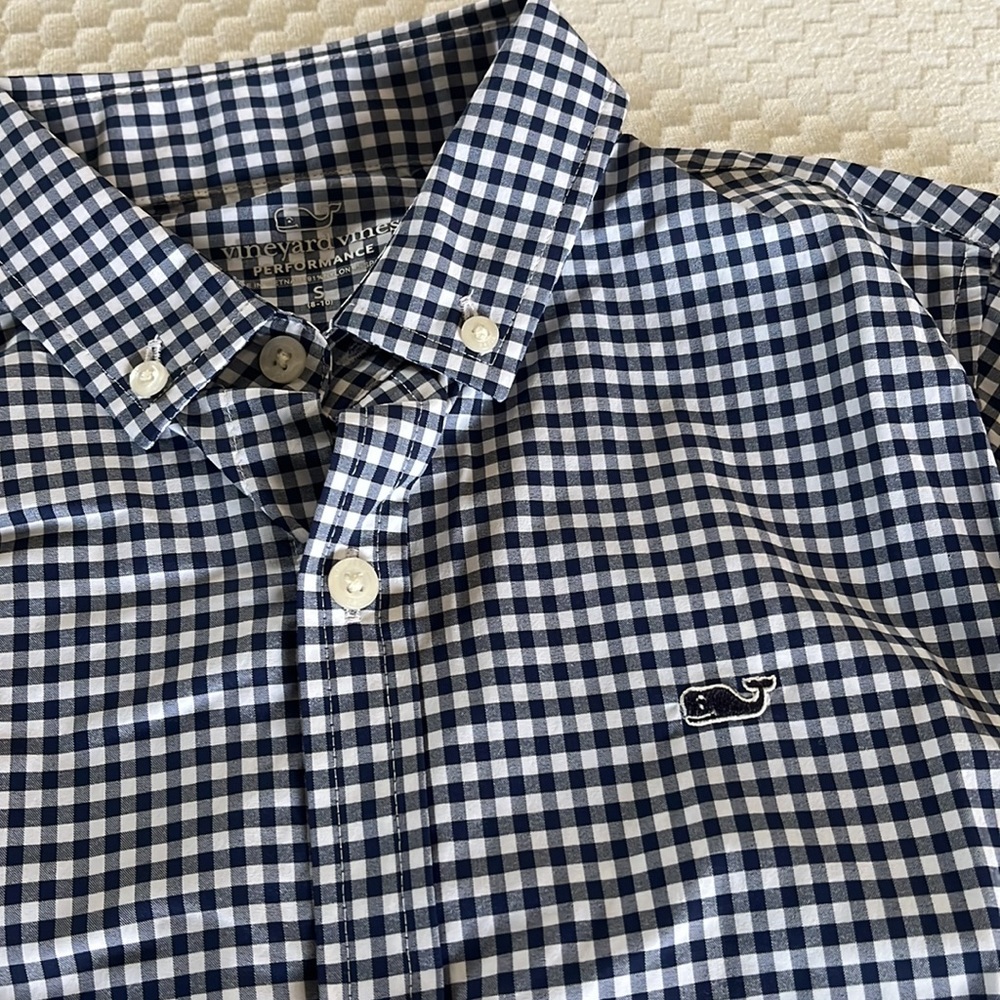 NWT Vineyard Vines Dress Shirt Youth size S 8-10